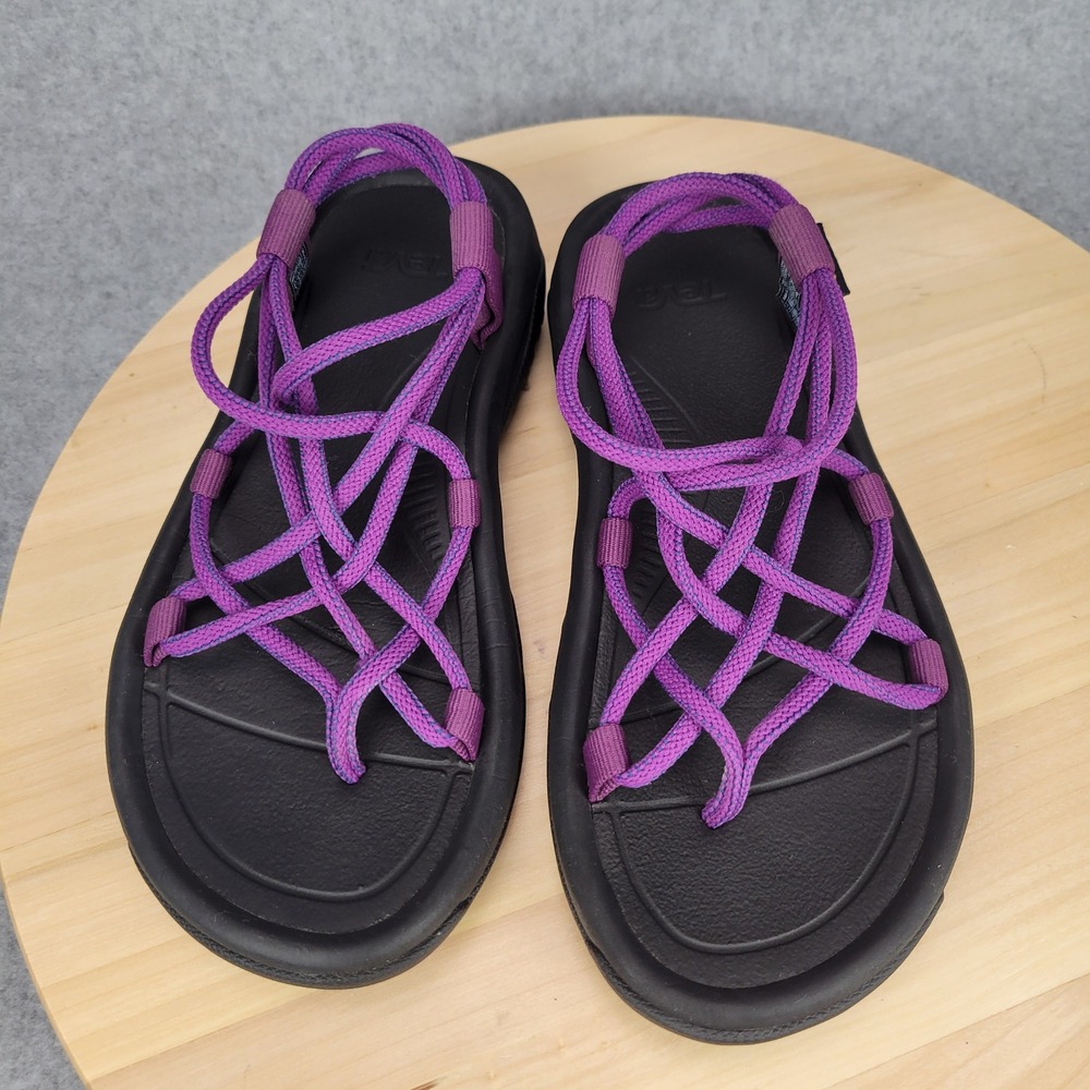 Teva Hurricane XLT Infinity Sandals Women 6 Purple Strappy Rope Gladiator - Picture 8 of 11